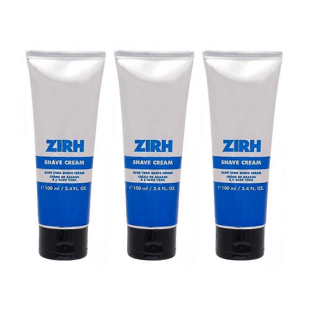 3 x ZIRH Aloe Vera Shave Cream 100ml