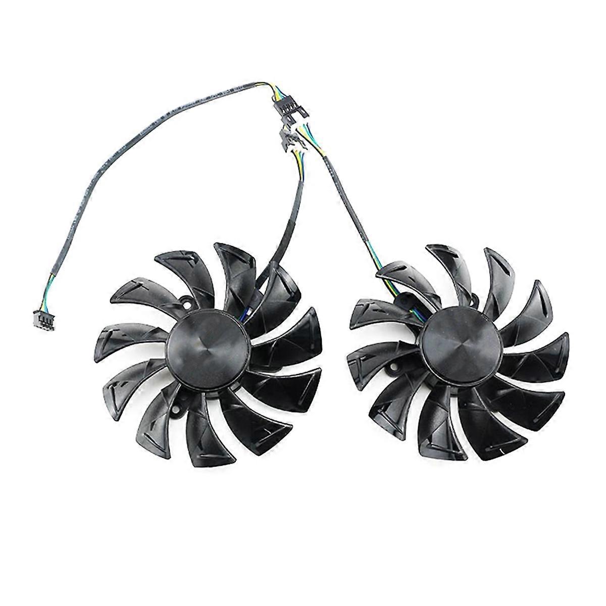 Replace Cooling Fan for GAMING 2070, 2080, 2080Ti AMP Graphics Cards Enhanced Performance 2PCS