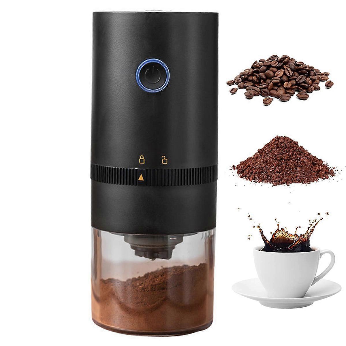 Coffee Grinder, Cordless, Mini, Multi Grind Setting, Portable