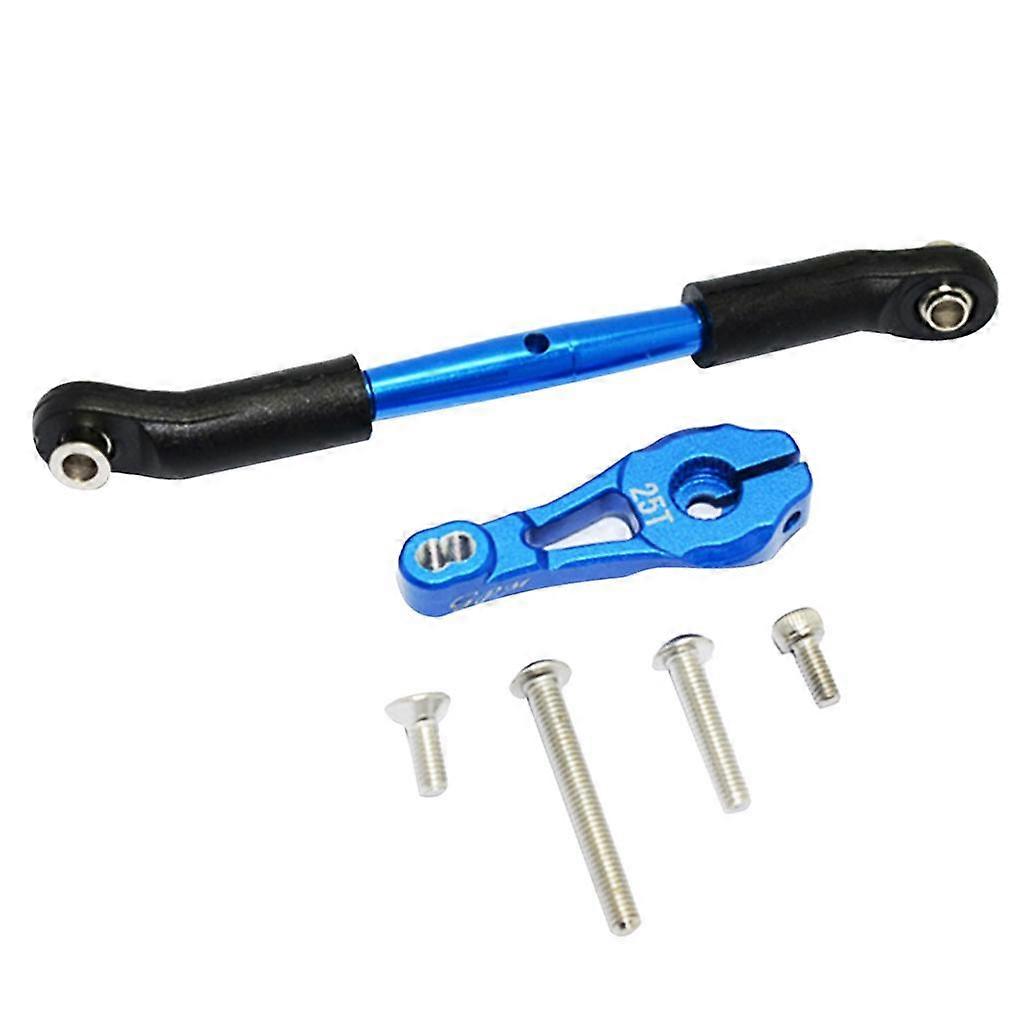 Metal Steering Servo Arm For RC 1:10 Blue