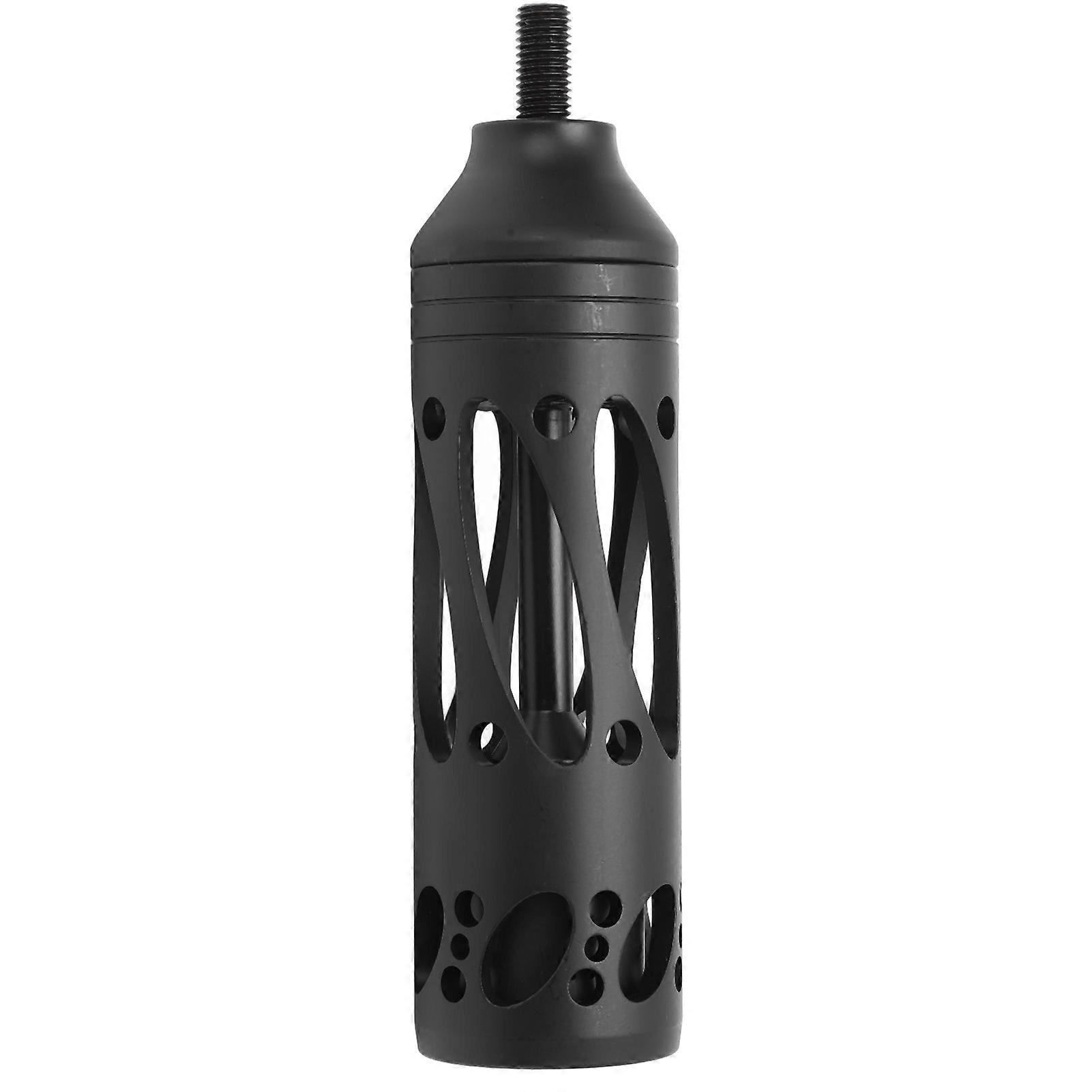 Bueskydning buestabilisator aluminiumslegering sammensat støddæmper vibrationsdæmper sort