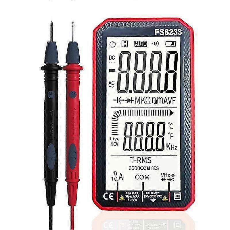 4.8-Inch Ultra-Full Lcd Screen True Rms 6000 Count Smart Digital Multimeter With Backlight