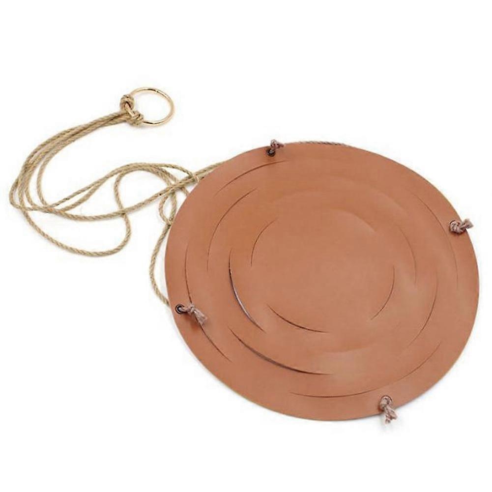Pu Leather Wall Mounted Rack Vase Pot Rack Plant Basket A