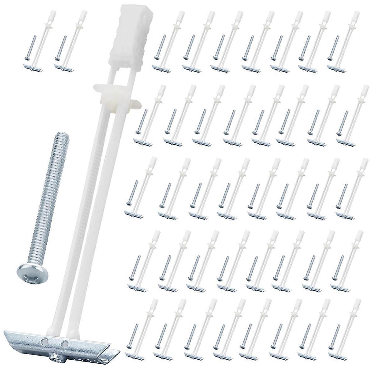 Drywall Anchor with Bolt for 1/4In-20In Fastener Sizes, Heavy Duty Hollow Drywall Anchor Kit for TV