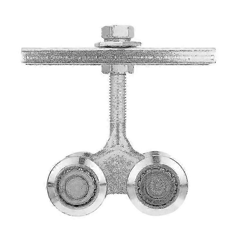 12X11.8x3.8cm Silver Pulleys, Blocks & Sheaves 1pc Multi-purpose Track Roller Sliding Track Roller D