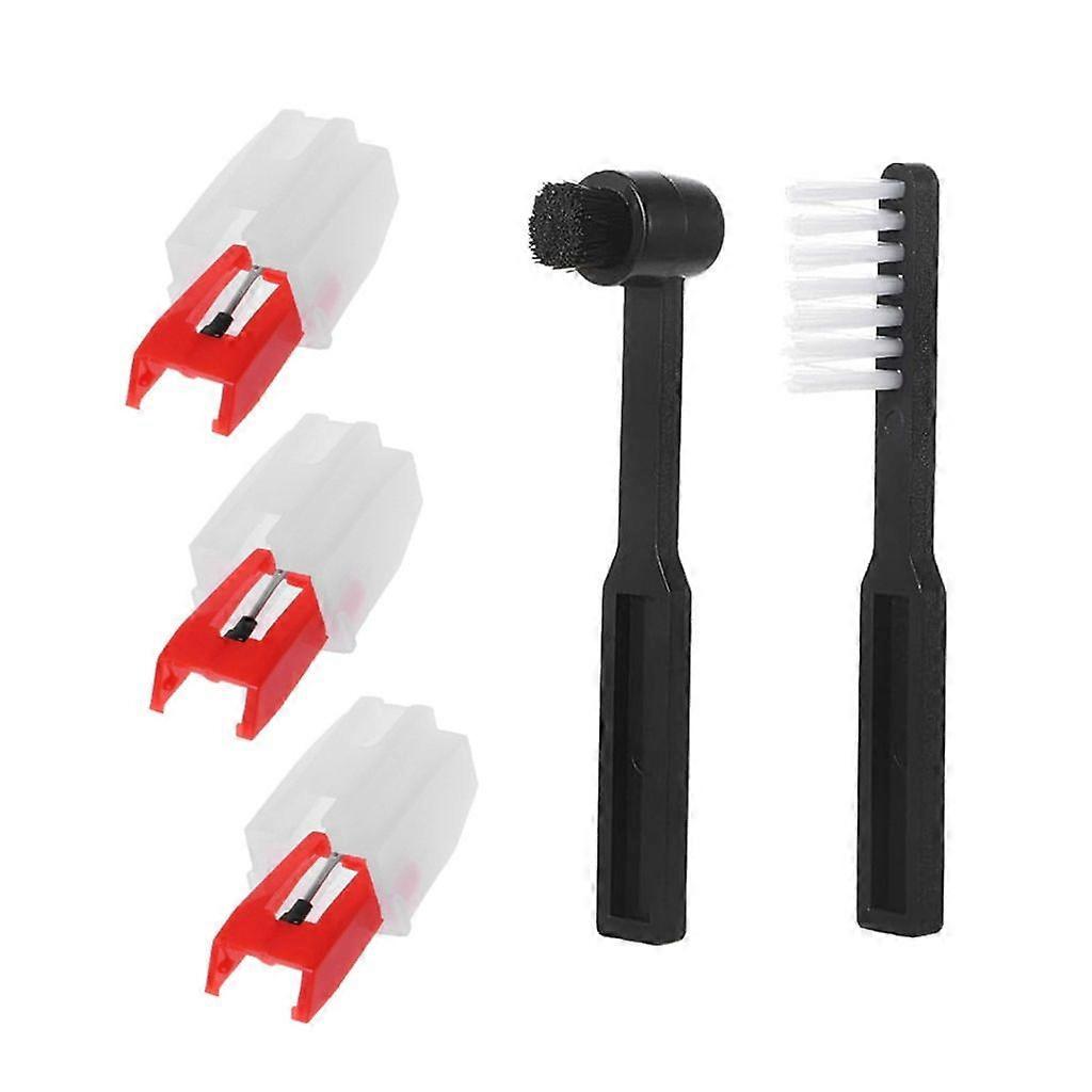 Precise Crafted Record Player Needle Cleaner Brush for Turntables Players