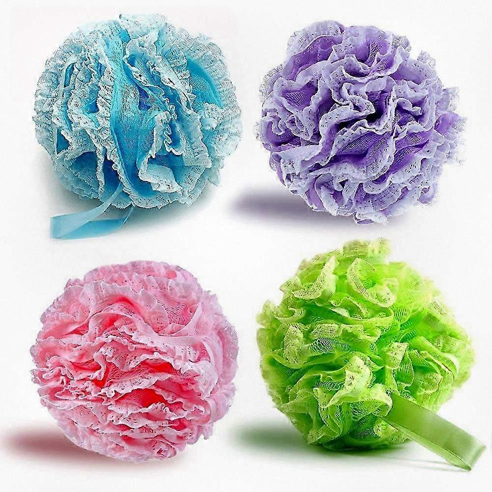 Gentle Bath Sponge Set for Shower - 4 Pack