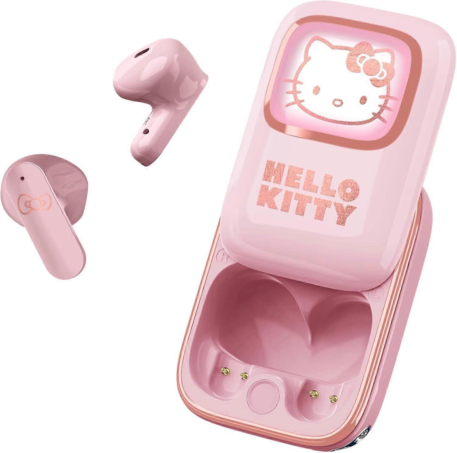 OTL TWS Slide Hello Kitty Wireless Sound Earphones Pink