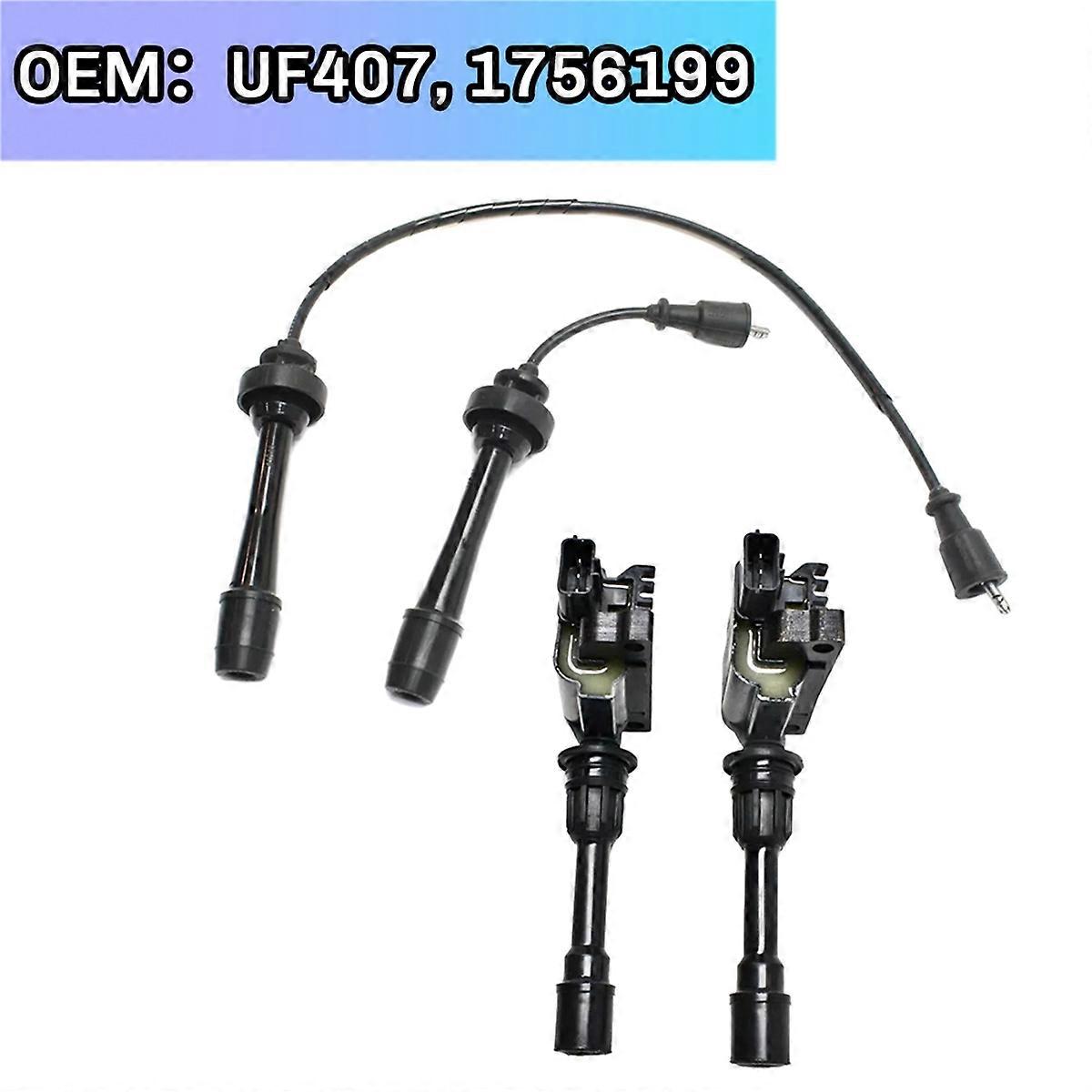 Car Ignition Coil & Spark Plug Wire Kit For MP3