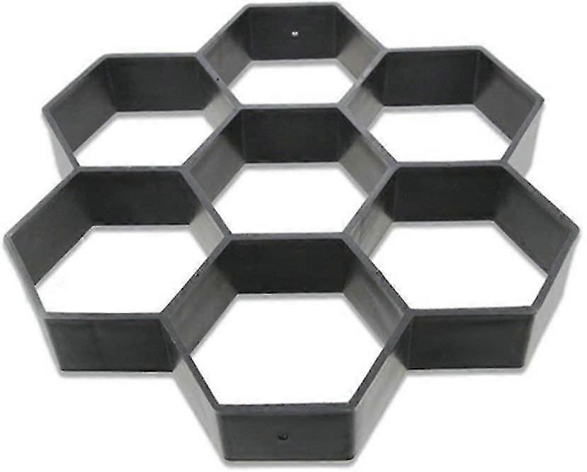 Reusable Hexagon Mold For Concrete Pavers, Stepper, Cement Stone For Sidewalk, Driveway, Patio