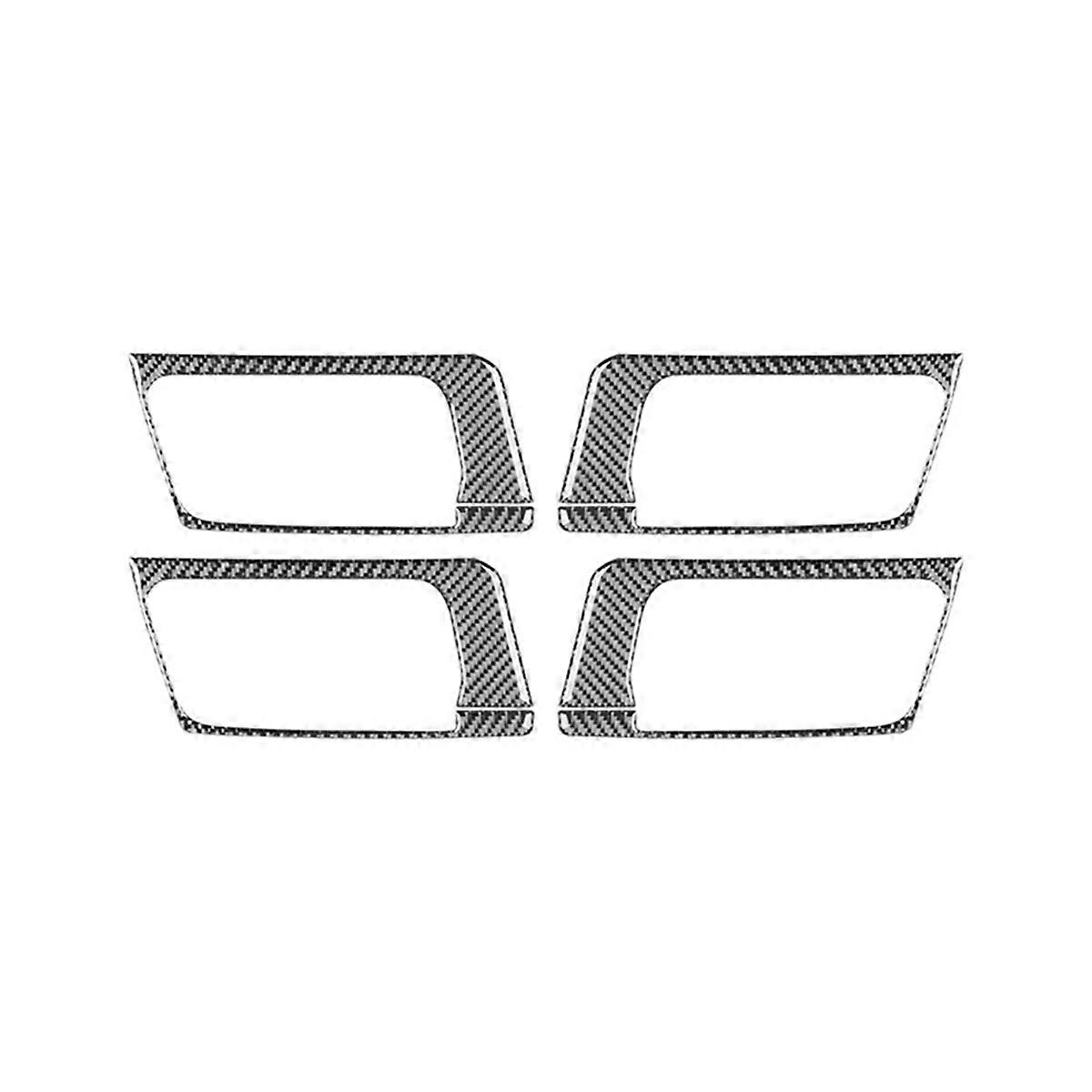 Carbon Fiber for 4Runner 2010-2020 Inner Door Handle Bowl Cover Trim Interior Accessories