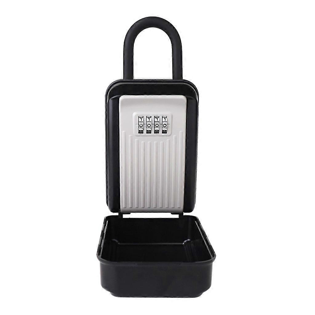 unbrand 4 Digit Combination Key Lock Box with Lid Key Cabinet Security Key Lockbox