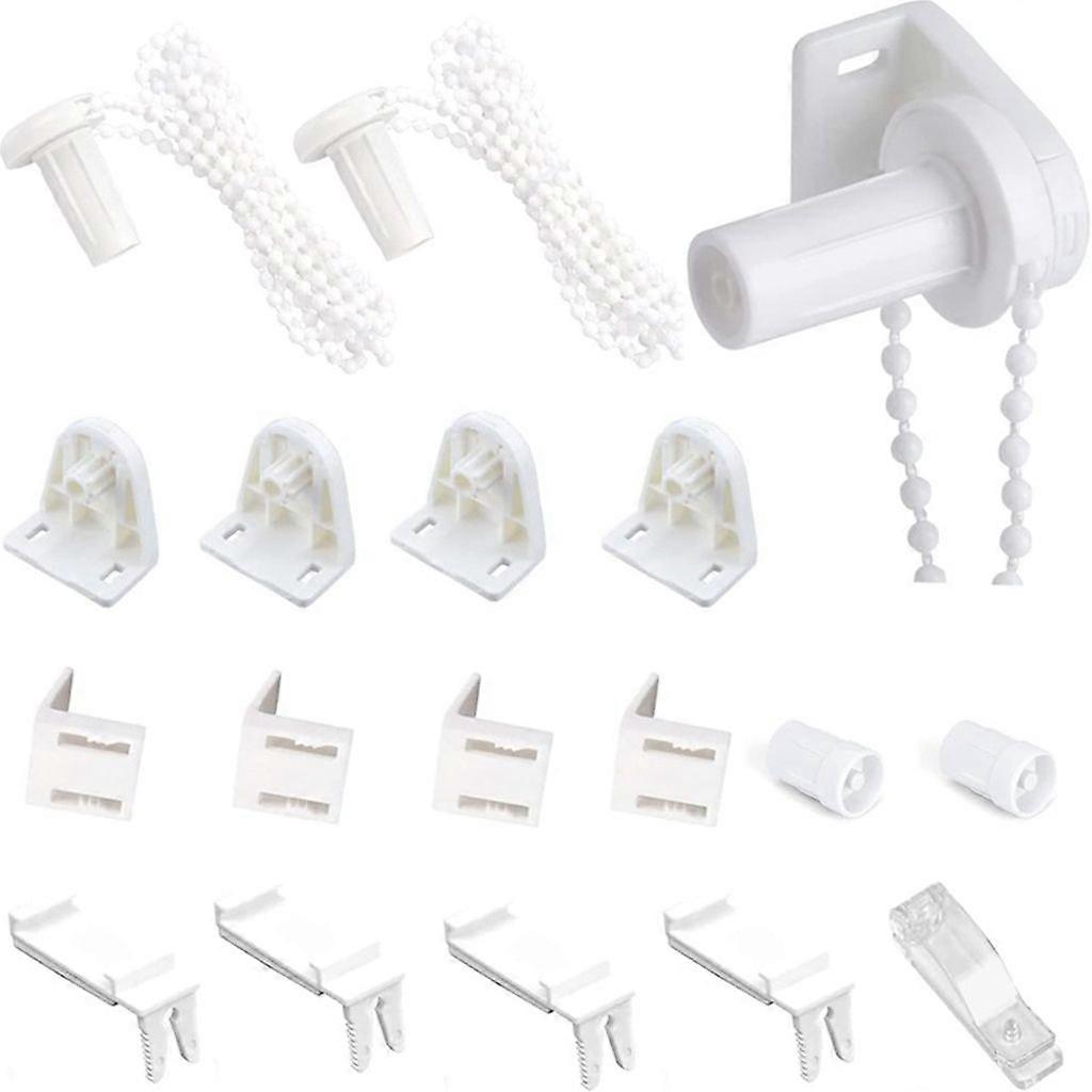 Curtain Roller Blind Kits Controller Bracket with Beaded Chain For Window 17pcs