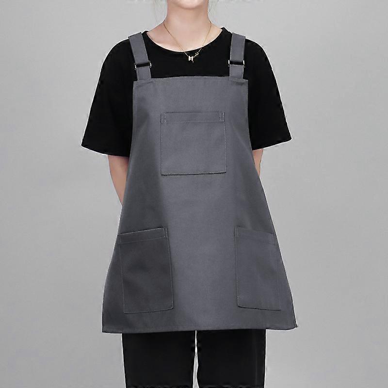 Adjustable Size from M to XXL  Quick Release Buckle  Dual Side Loops Professional Chef Cooking Apron for Kitchen  BBQ and Grill with Large Pockets