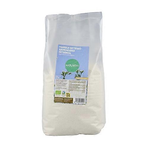 Organic whole wheat buckwheat flour, gluten-free 1 kg