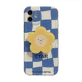Huawei Mate40 Blue Check Mobile Phone Case With Stand