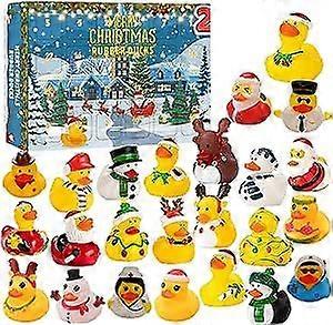 Rubber Duck Advent Calendar 2023 | Mini Christmas Rubber Ducks Advent Calendar | Advent Calendar 2023 Kids,For Boys,Girls,Kids,Christmas Party Favor G
