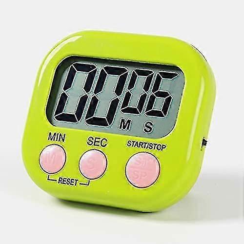 Magnetic Kitchen Timer With Large Lcd Display, Timers For Cooking, Studying, Loud Alarm And Countdown Timer