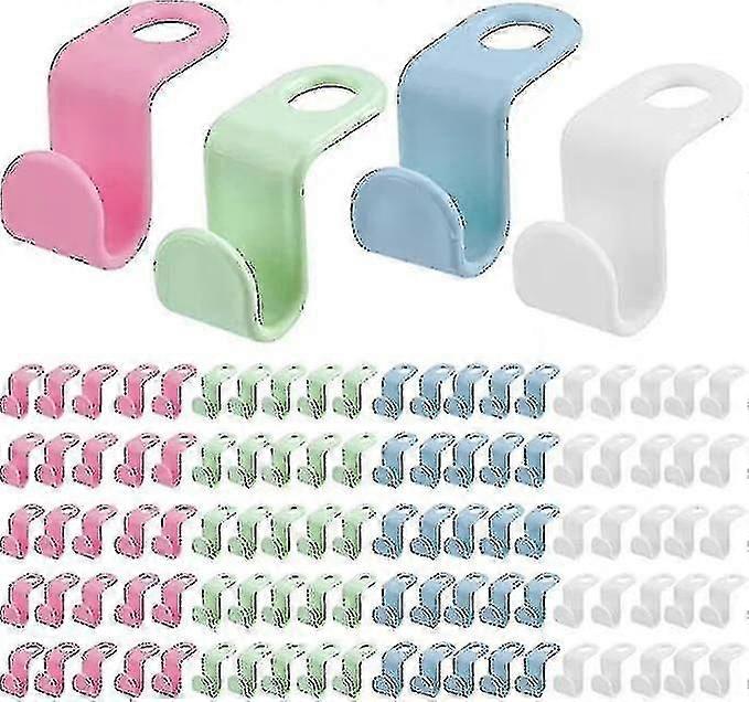 120 Pack Magic Hangers Space Saving Clothes Hangers Organizer