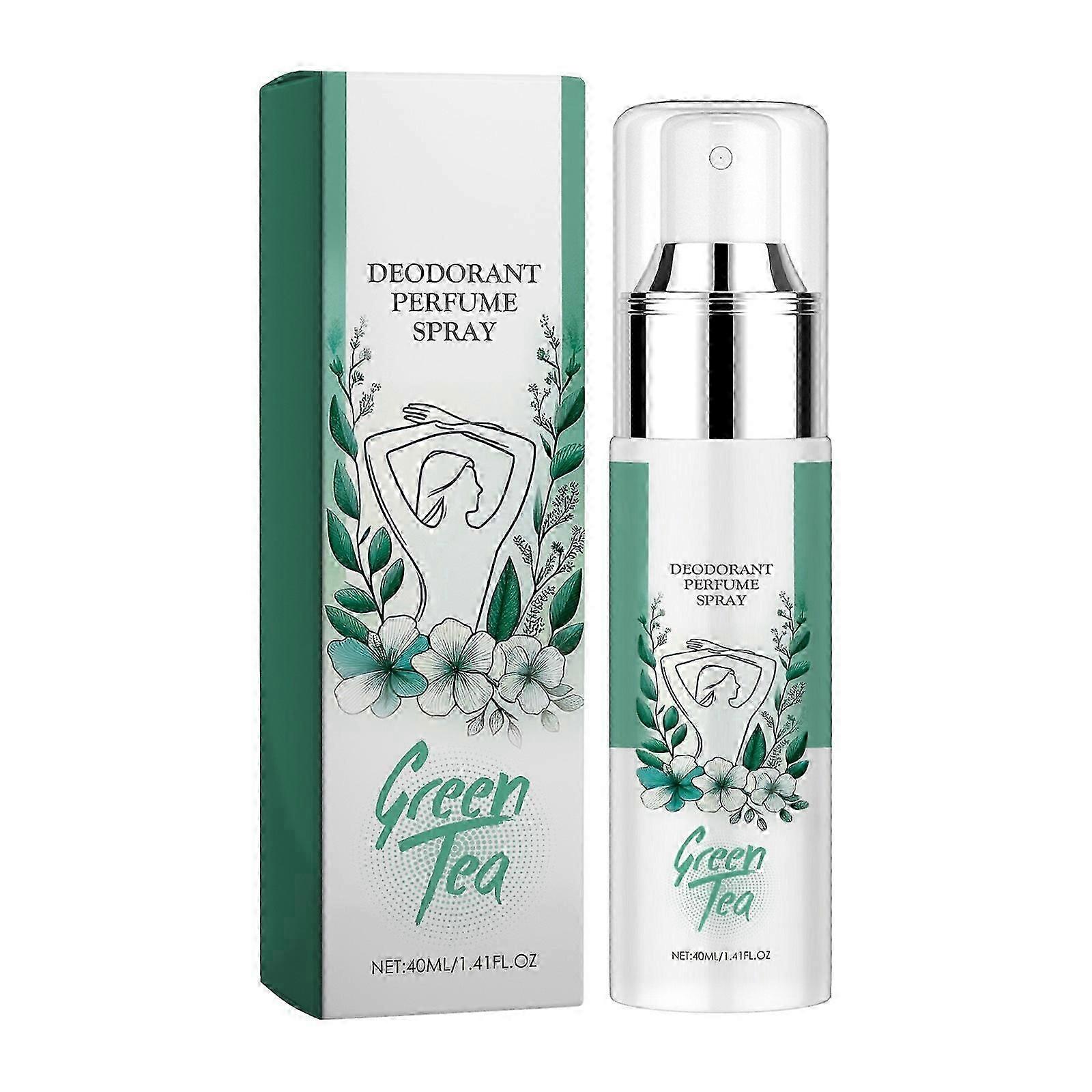 Armpit Deodorization Spray Clean And Refreshing Full Of Green Tea Aroma Skin Nourishing Mild And Non Irritating 40ml