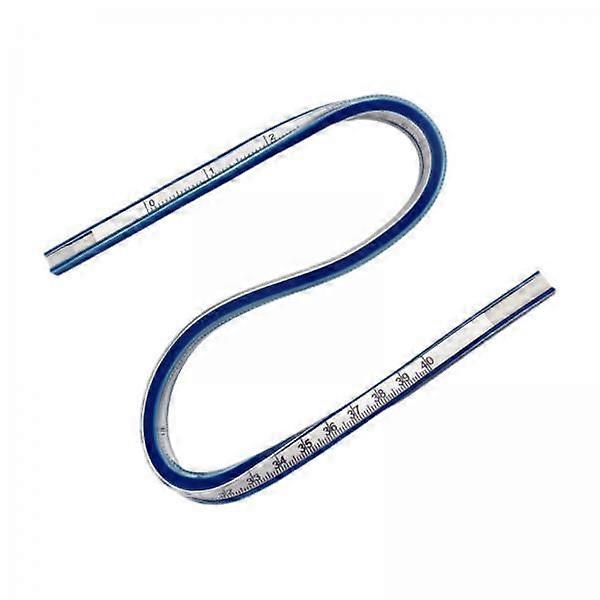 3x Flexible Curve Ruler Double Sided Painting Graphics Soft Drafting Drawing