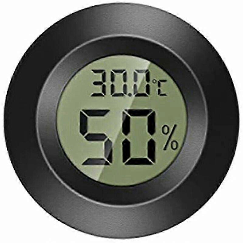 Circular Electronic Temperature And Humidity Meter Reptile