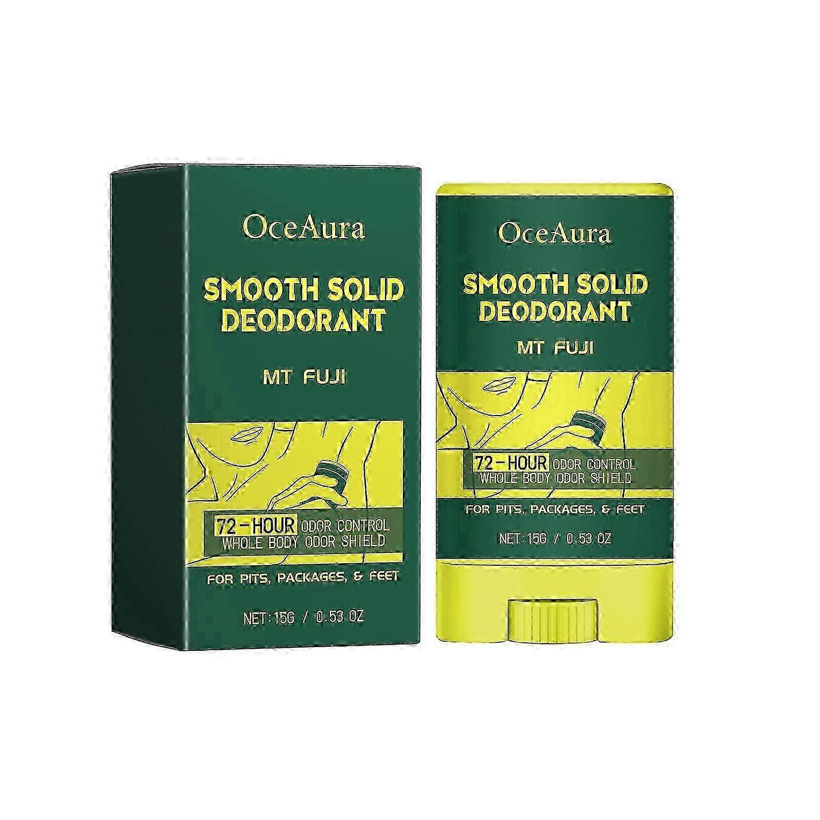 Smooth Solid Deodorant, Body Underarm Body Odor Perspirant Deodorant Refreshing Deodorant Stick