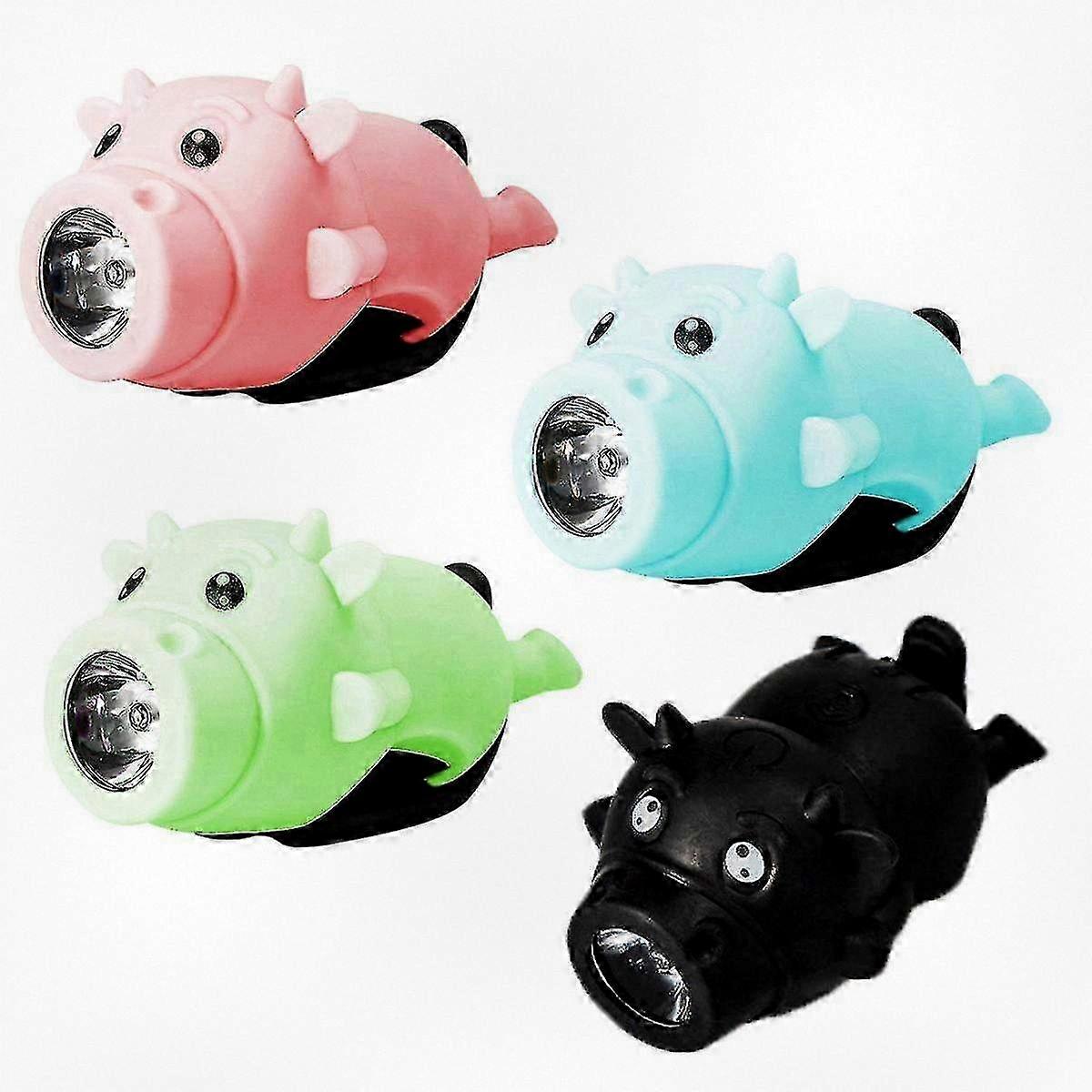 Rechargeable USB Bike Light with Horn Bell for Children - Front Safety Light and Accessory for Bicycles