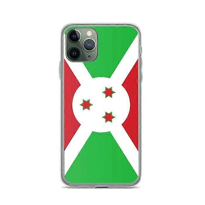 iPhone Case - iPhone 11 Pro - Burundi Flag - Flexible - Multicolored - Vertical