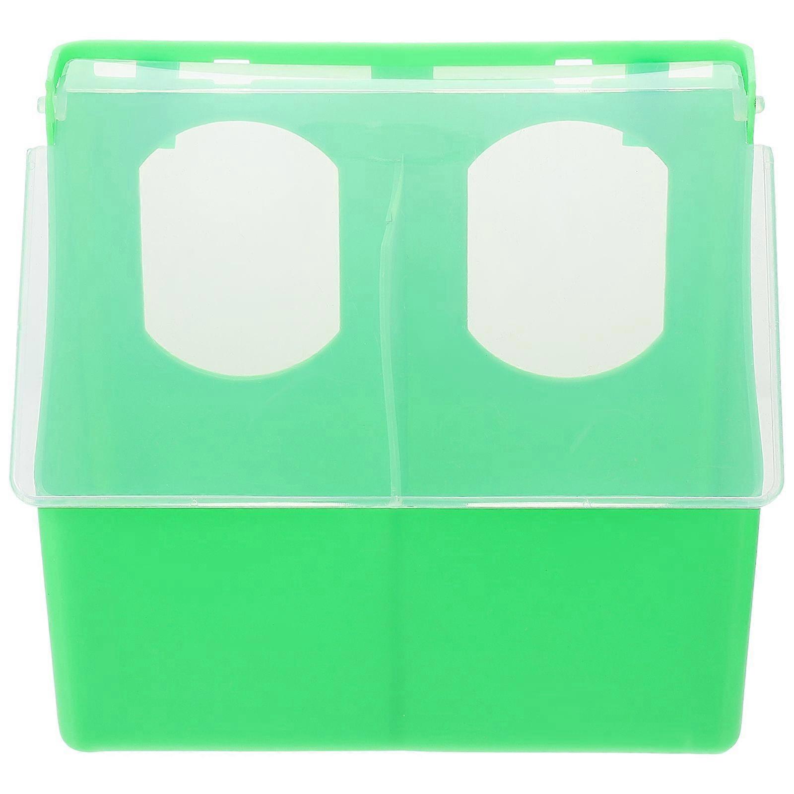 Plastic Quail Feeder Household Bird Feeder Multi-function Bird Cup Pigeon Accessory (Random Color)