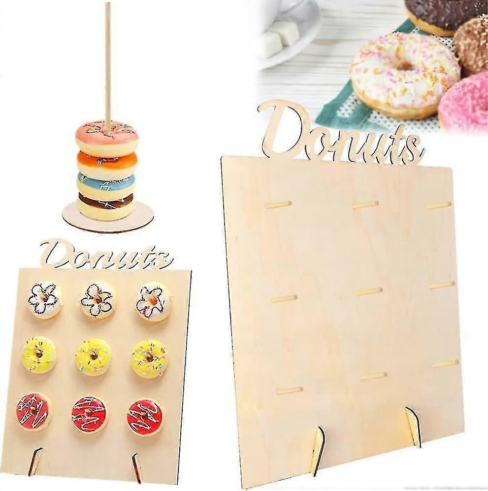 Donut Stand Board Diy Donut Stand Display Rack, Donut Decoration
