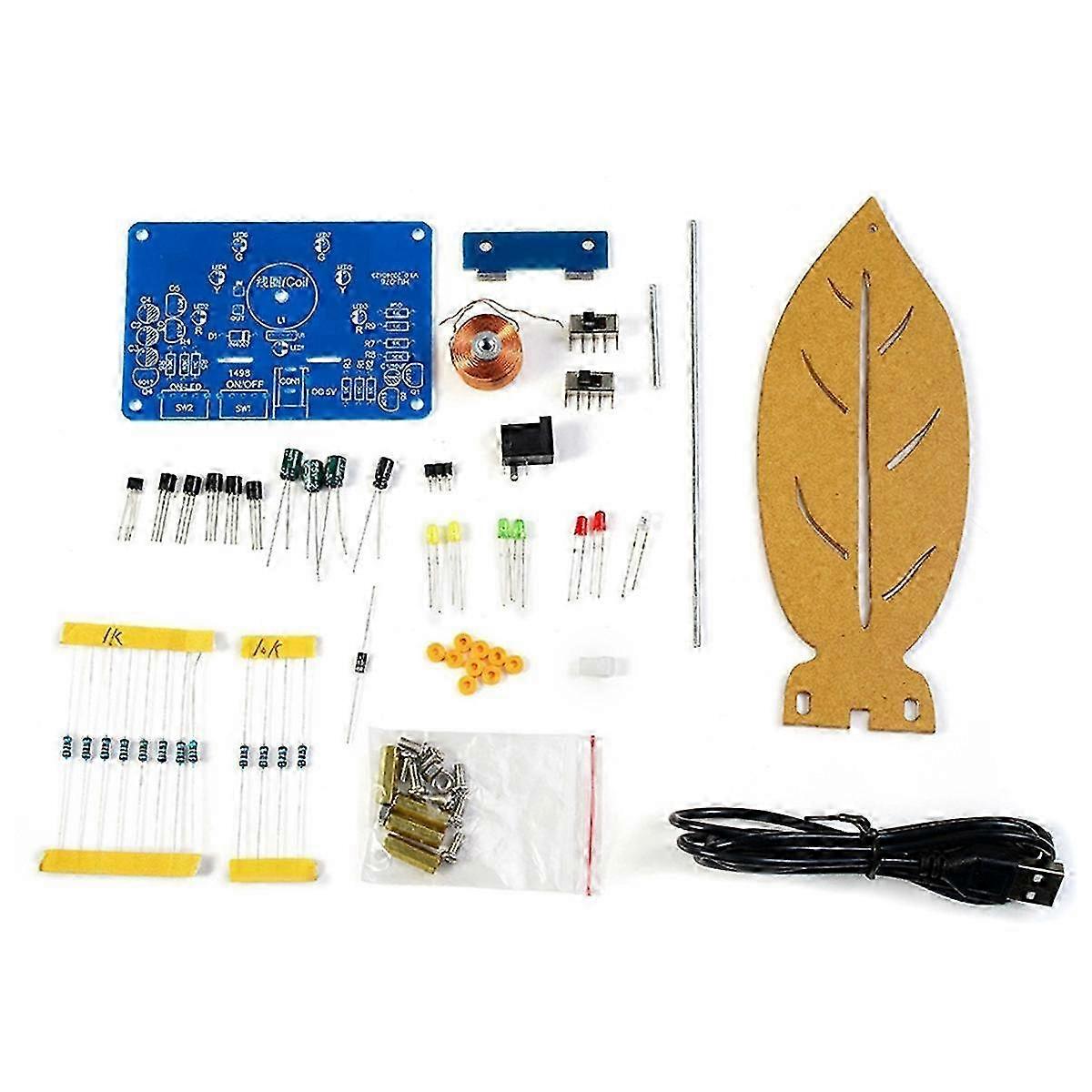 DIY Electromagnetic Swing Kit, STEM Educational Physics Experiment Welding Project with Induction Motor Assembly Set