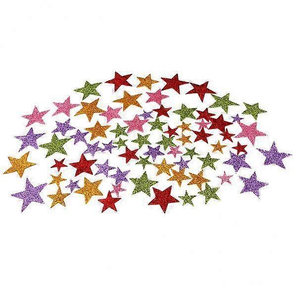 2-5pack 1 Piece Colorful Self Adhesive Foam Glitter Stickers for Kid
