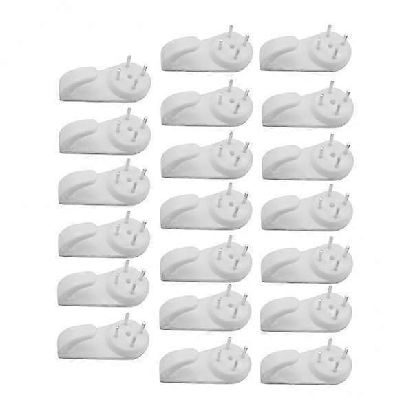 2-4 kpl 20 kpl muoviset kovat seinäkoukut kuvakehys ripustuskoukut ja naulat