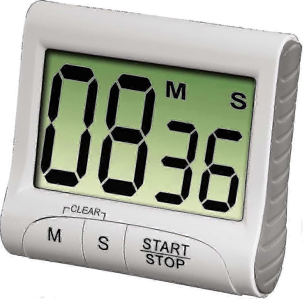 Countdown Kitchen Timer (with Timer And Stopwatch Function,attachment Via Magnet,clamp,holder Or Stand,battery,operated,digital)