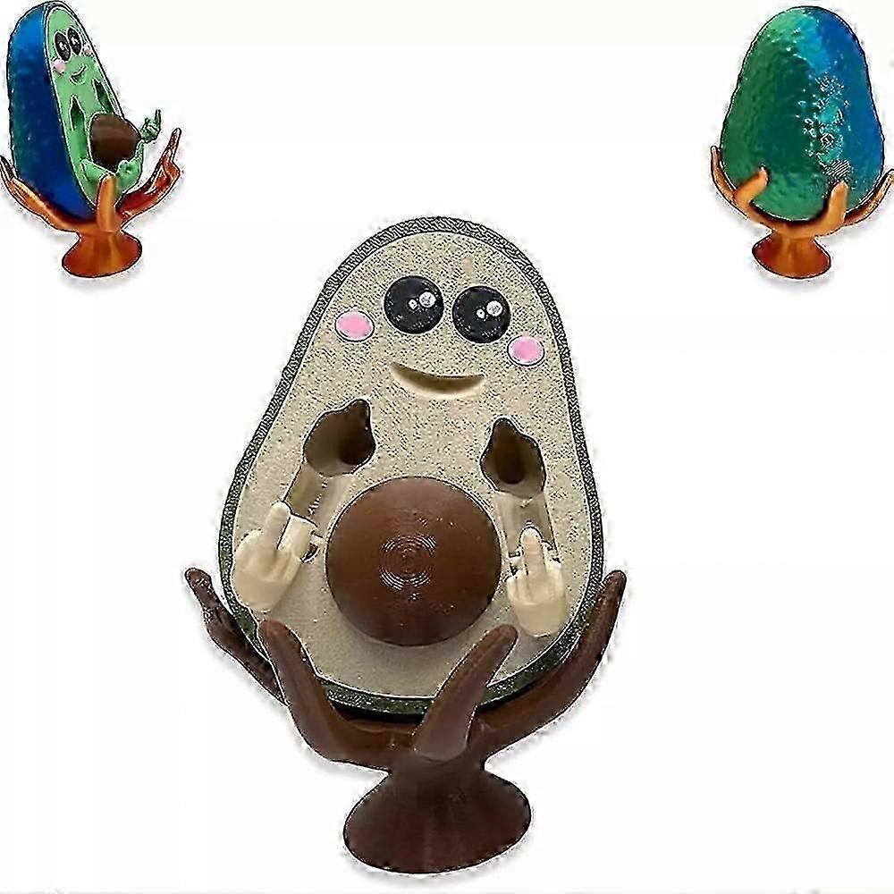 3D Printed FCK-You-Cado, 3D Printed Bad Avocado, Printed Middle Finger Statue