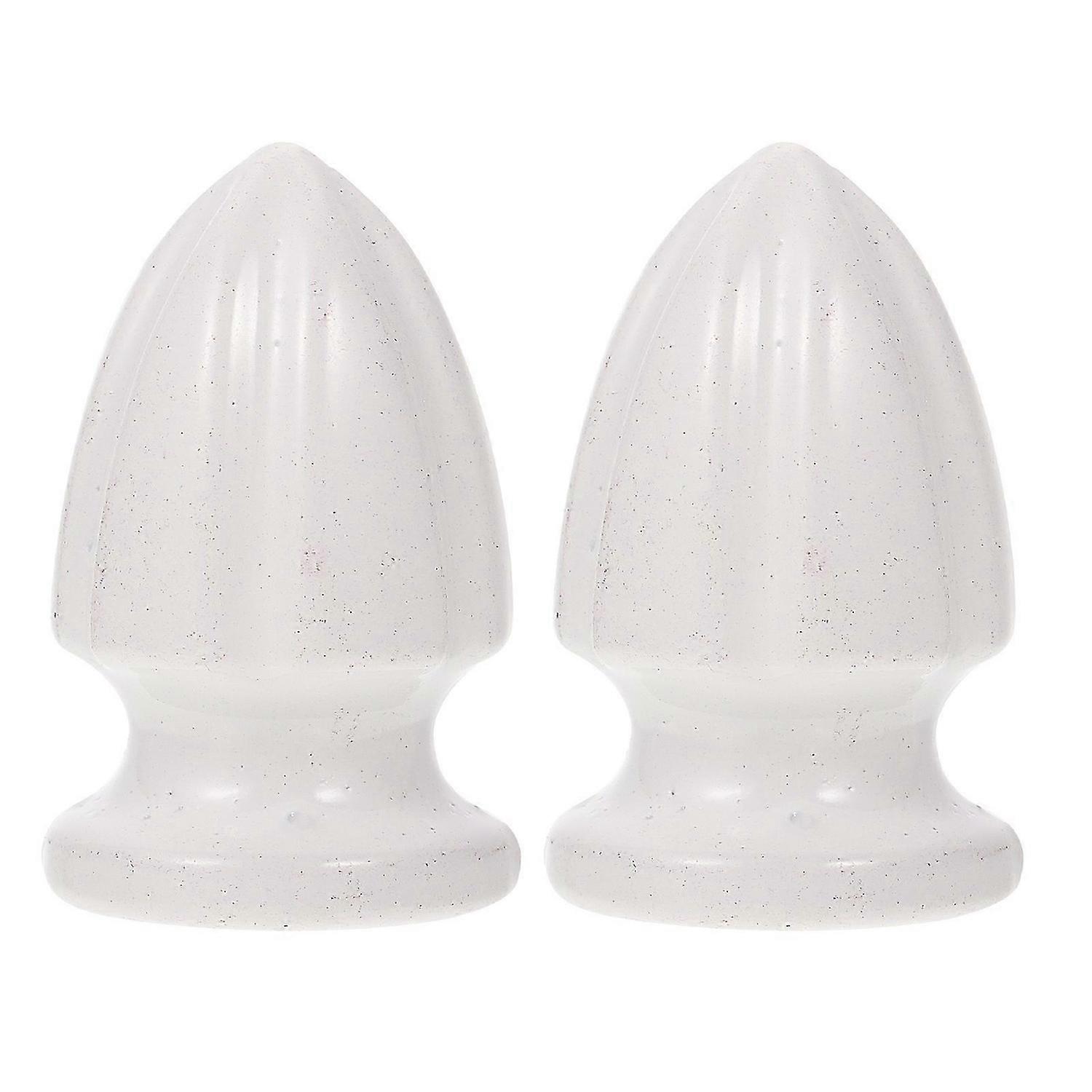 2Pcs Table Light Finial Creative Lampshade Knob Practical Light Accessory