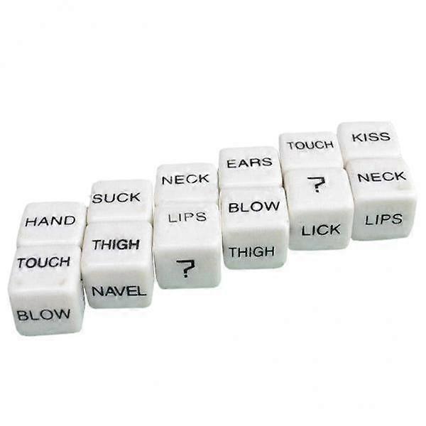 3-6pack 1 Pair Plastic Erotic Dice