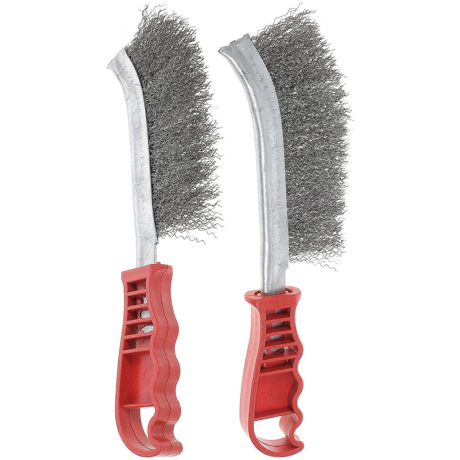 Barbecue Brush, Comprehensive Cleaner with Wire and Plastic Handle