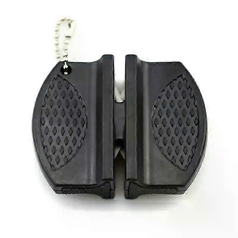 Portable Knife Sharpener Pocket Ceramic Sharpen Tool Scissor Sharpen Gears Fish Hook Sharpener Outdoor Multi-Functional Tools 2025