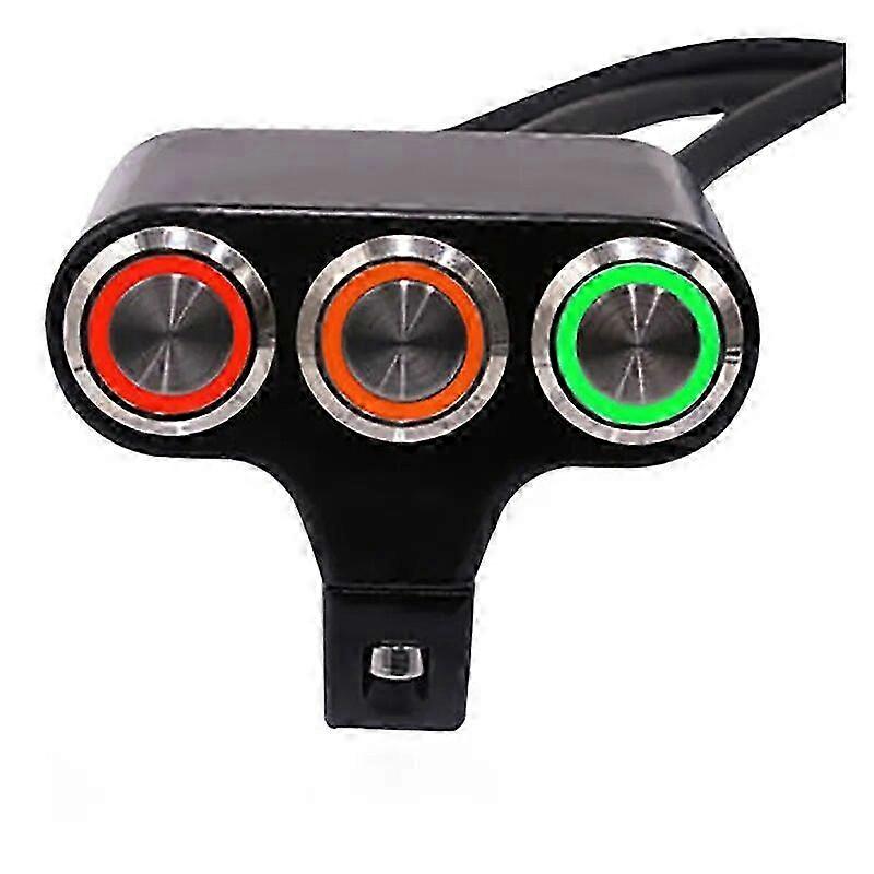 Motorcycle Electric Car Modified Handlebar Control Spotlight Horn Dimming Switch