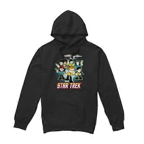 Star Trek Quogs Mens Collage Hoodie