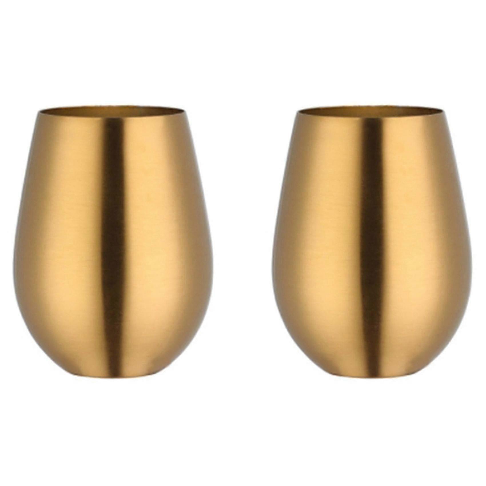 2x 500 ml öl vin kopp öl tumlare cocktail juice mjölkkopp metall dricksmugg