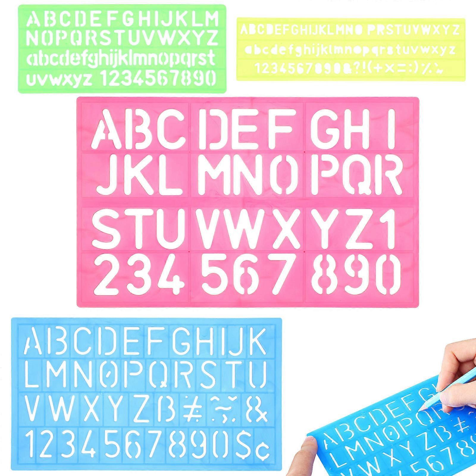 Art Stencils Made of Plastic, Simple Usage for Multiple Applications