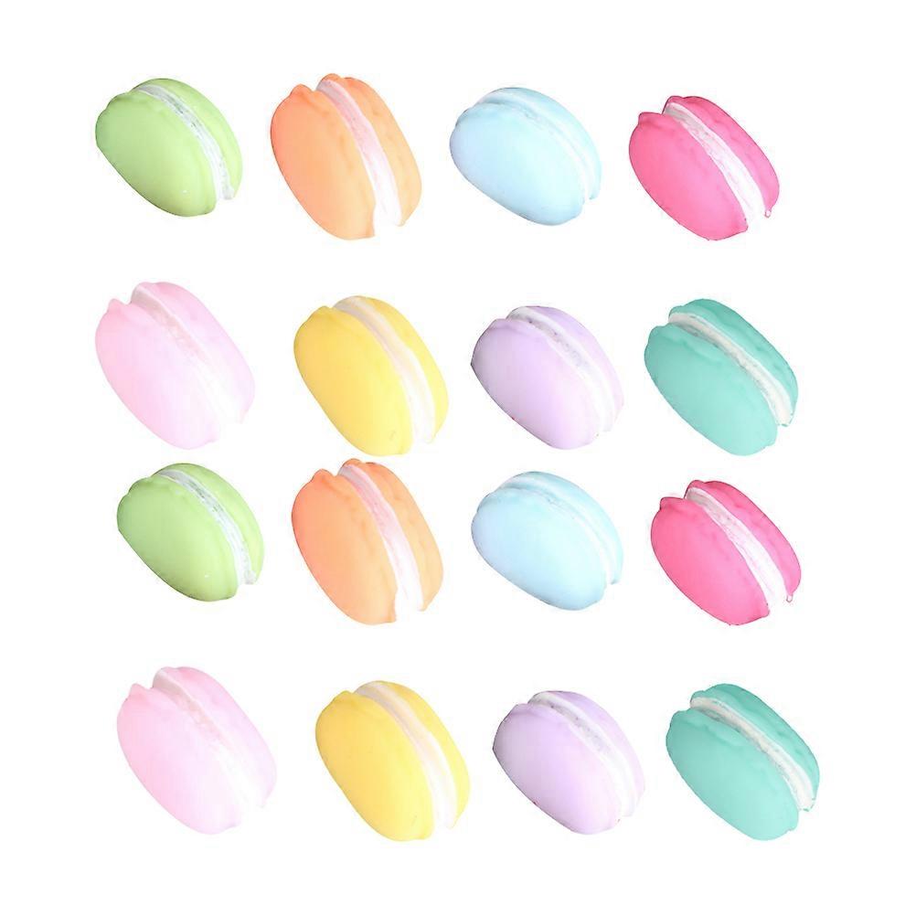Resin Macaron Decorative Magnets, Strong Hold on Metallic Surfaces