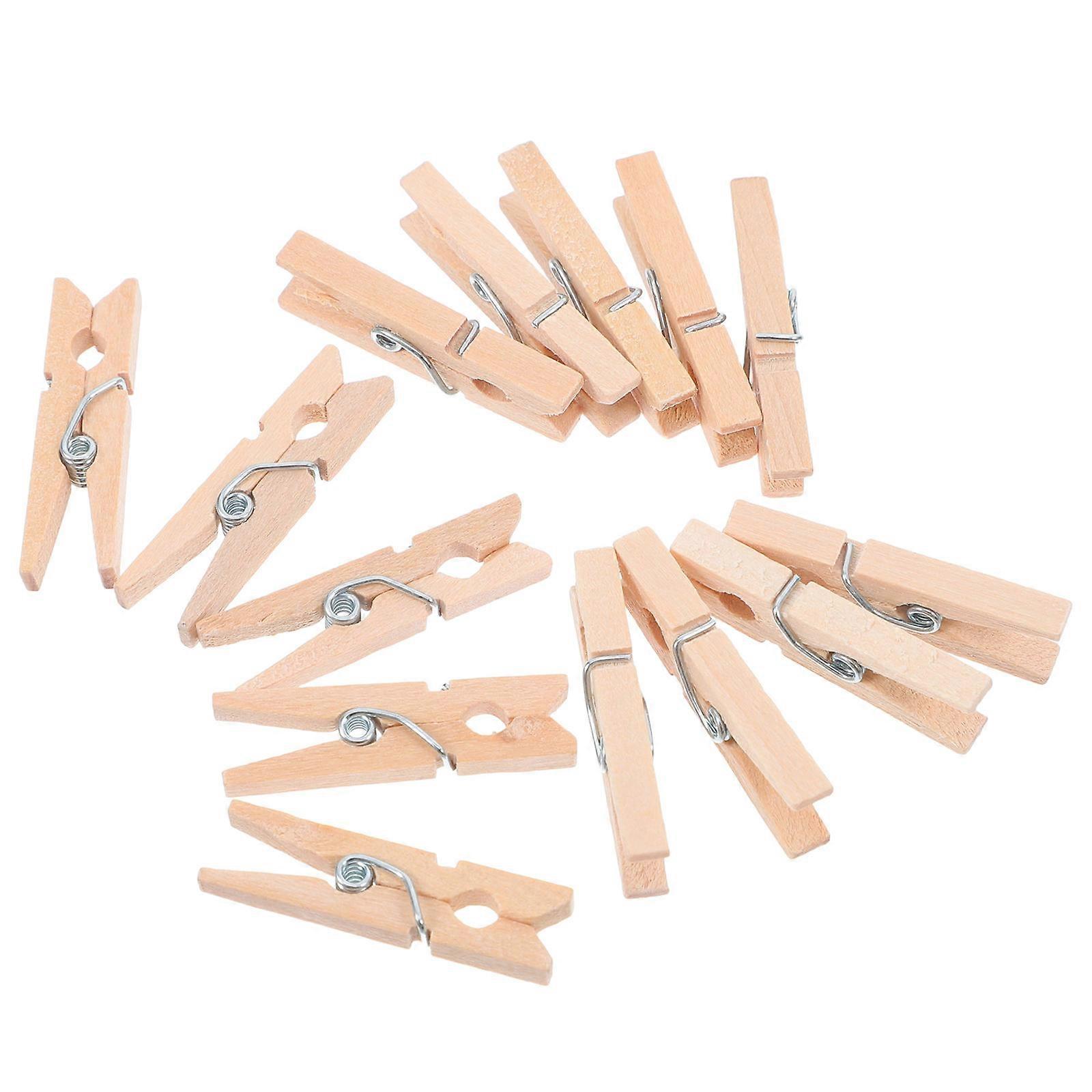 Sturdy Mini Pegs for Organizing Papers, Made from Wood