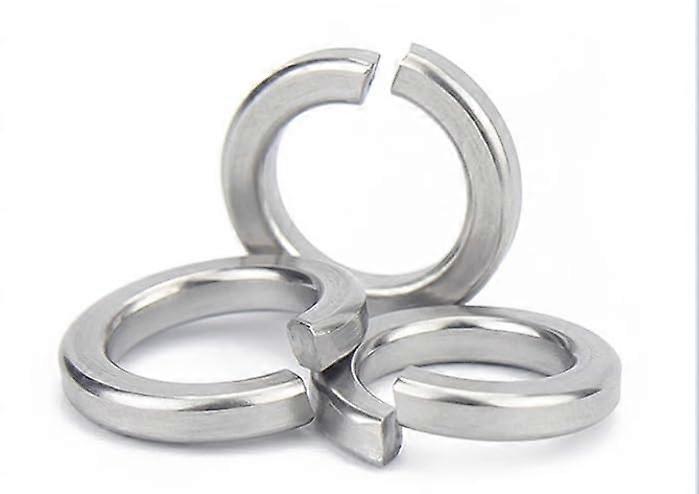 Feder-Split-Lock-Washer GB93 A2-70 304 Stainless Steel Elastic Seal M1.6 M2 M2.5 M3 M3.5 M4 M5 M6 M8 M10 M12 M14 M16 M20 M24 100pcs