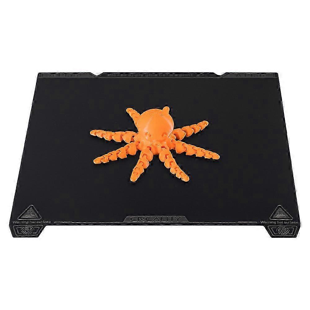 K1 Smooth PEI Build Plate Kit Strong Magetic Spring Steel Heat Bed for Ender-3 S1/Ender-3 S1 Pro/Ender-5 S1/K1 3D Printers with Double Handles Ahesion