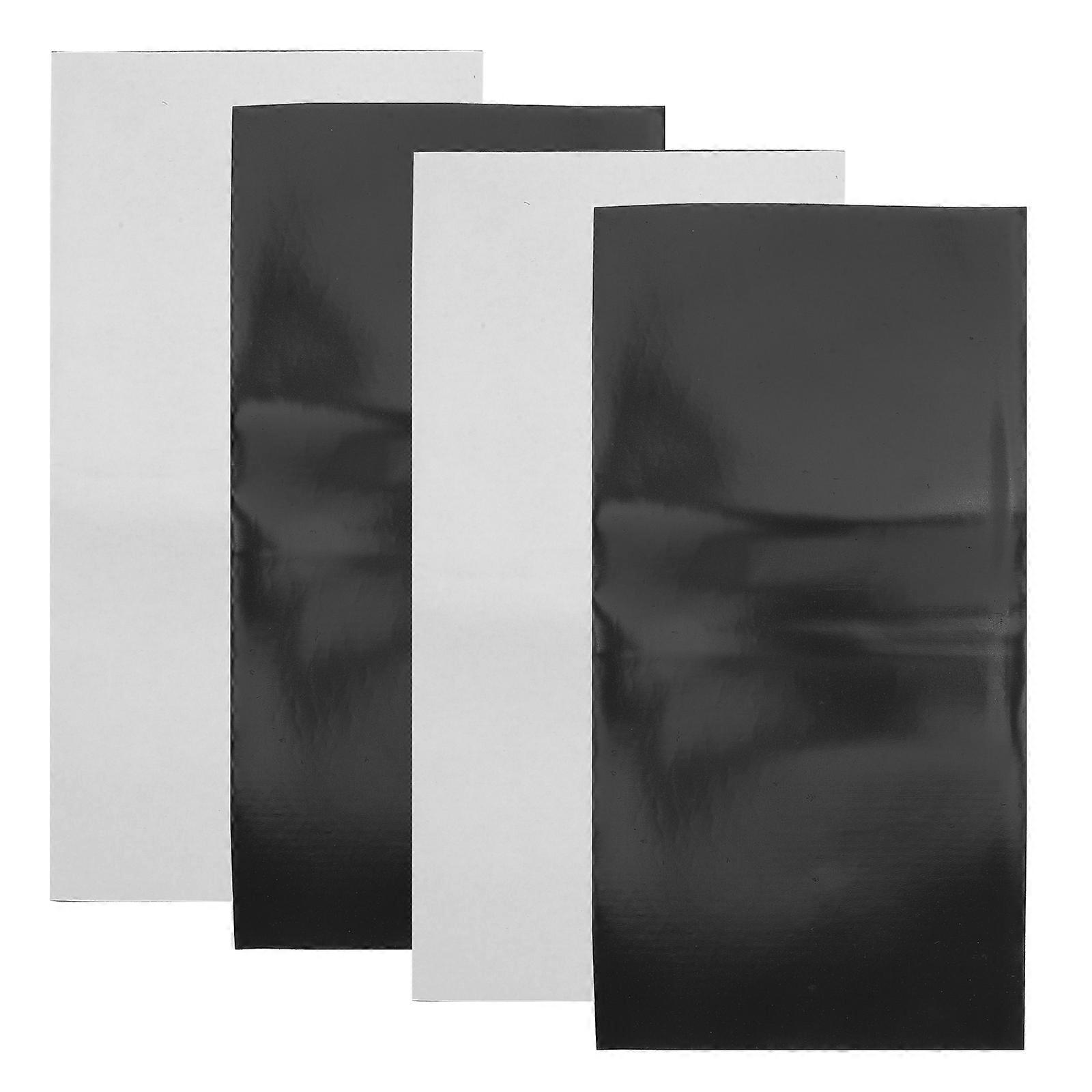 Floor Vent Cover Vent Cover Magnetic for Shopping Mall Black Rectangular Dust Blocking 4Pcs