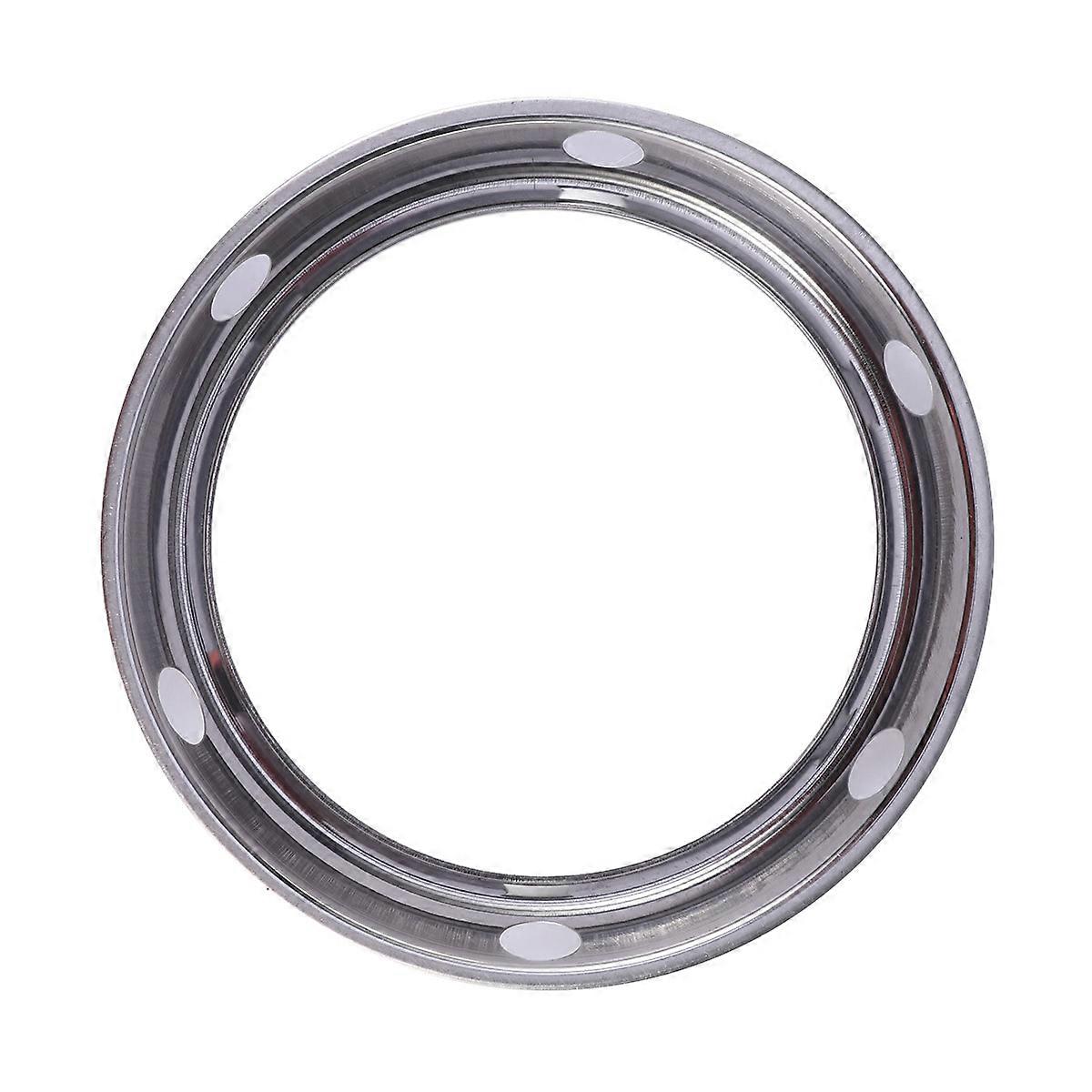 Kitchen Pot Rack Support for Round Bottom Wok Easy to Clean Silver 22.00X22.00X3.00CM 1Set